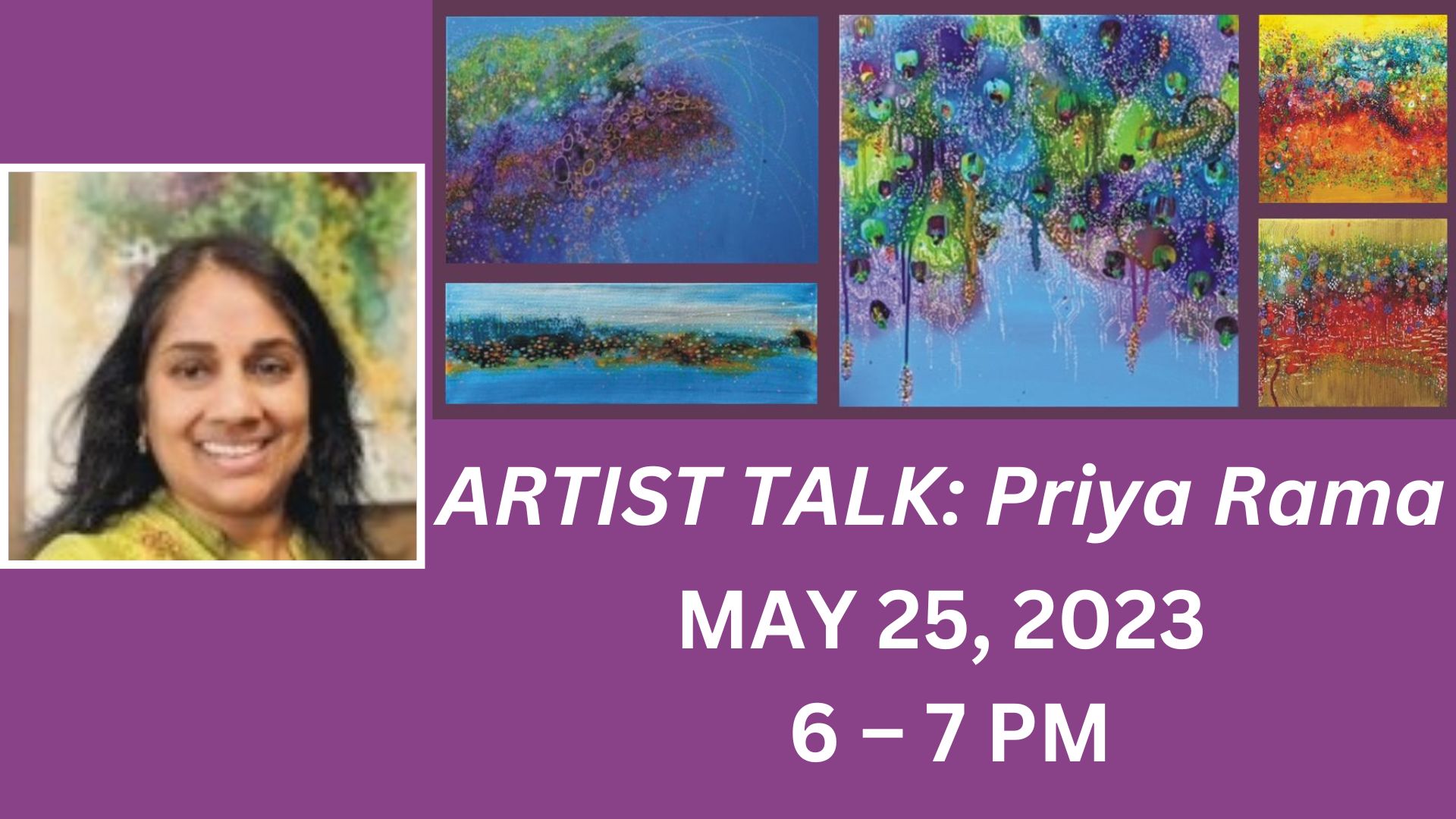 Artist Talk: Priya Rama