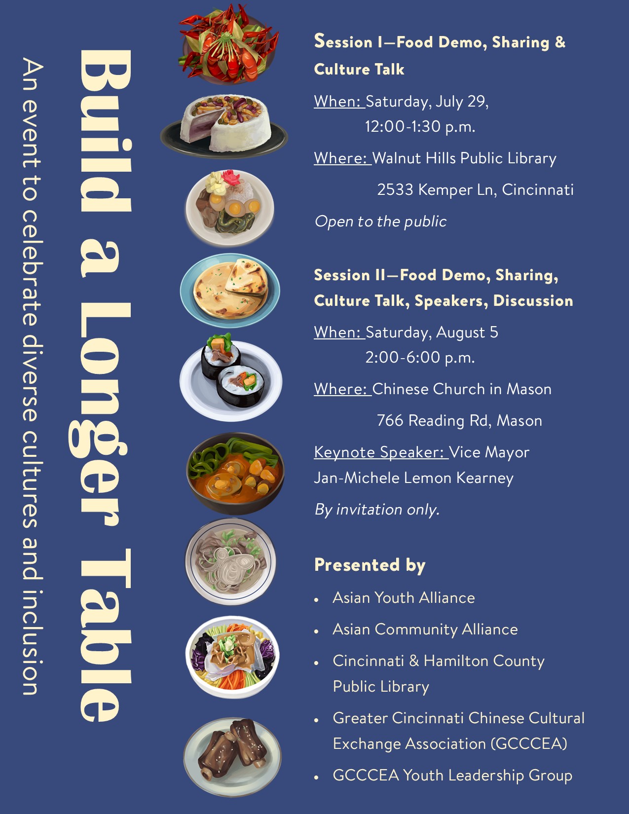 Greater Cincinnati Chinese Cultural Exchange Association Build a Longer Table