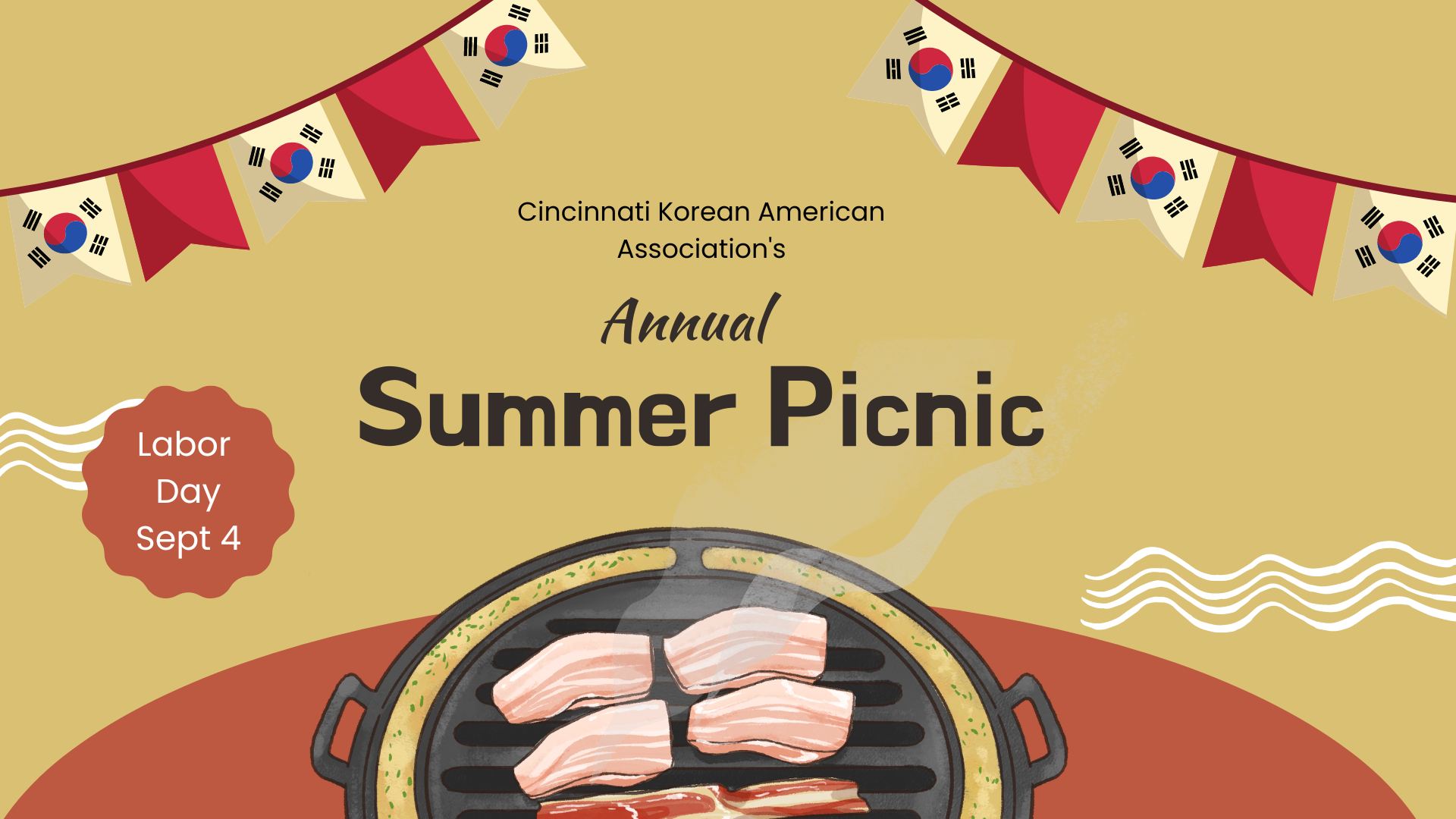 Cincinnati Korean American Association Annual Summer Picnic on Sept. 4, 2023