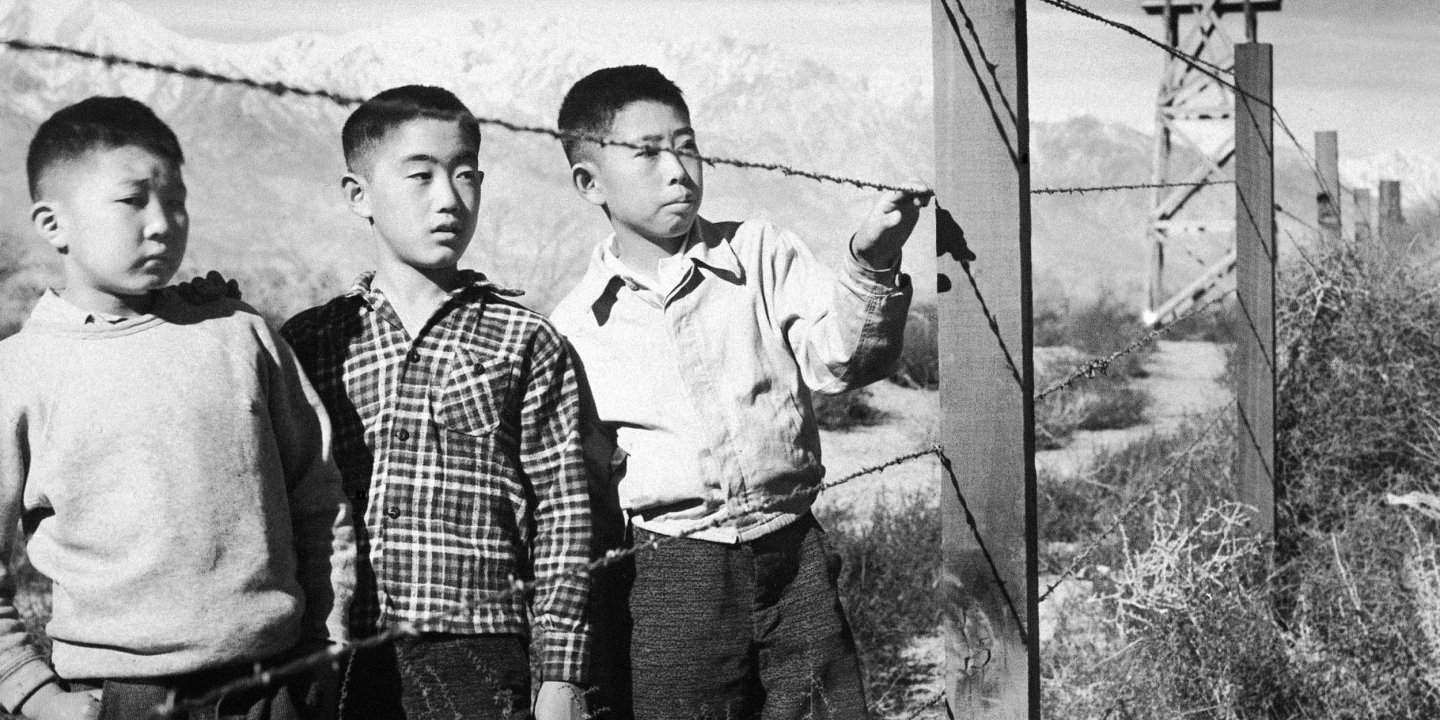 Kids at Manzanar-Toyo Miyatake Credit - Anne Golden